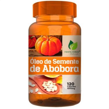 Imagem de Óleo de Semente de Abóbora 1000mg 120 Cáps - Fonte Verde