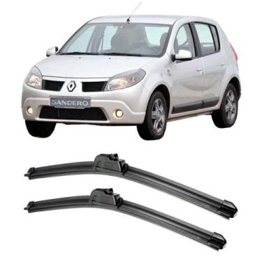 Imagem de Par Palheta Limpador Frontal SANDERO 2008 a 2014 TODOS - Tiger Auto