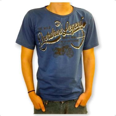 Imagem de Camiseta Masculina Básica Slin Casual Malha 100% Algodão - Hanalei, M