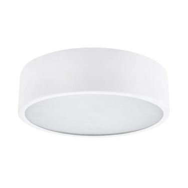 Imagem de Plafon redondo de aluminio branco 25cm - Pantoja & Carmona