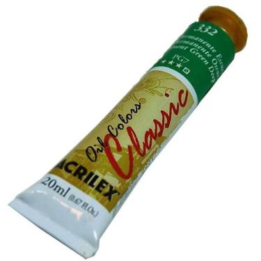 Imagem de Tinta Óleo Acrilex Verde Permanente Escuro 20ML