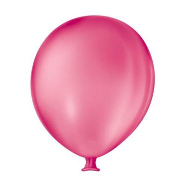 Imagem de Bexiga Balões Bexigão Fat Ball Nº 250 Rosa Forte - 01 Unid - Pic Pic