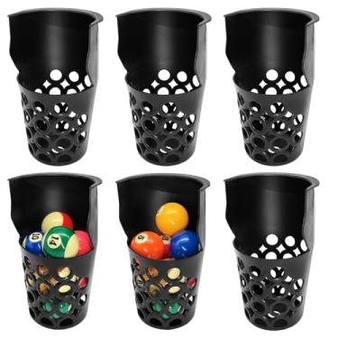 Imagem de MoyanSuper Bolsos de mesa de bilhar para mesa de bilhar, conjunto de 6 bolsos de plástico de grande capacidade