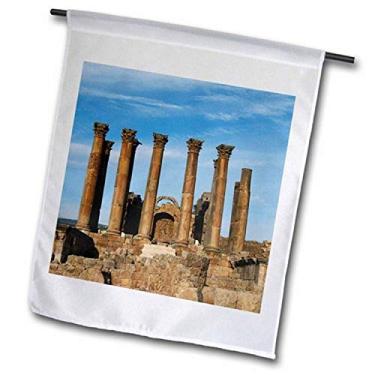 Imagem de 3dRose fl_205408_2 Bandeira de jardim "Jordan, Jerash, Temple of Artemis, 45,7 cm x 68,8 cm