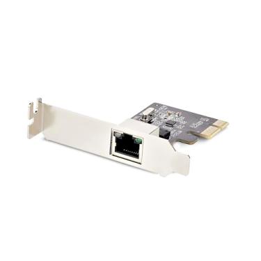 Imagem de StarTech.com Placa adaptador de rede PCIe Gigabit de 1 porta, placa de rede de baixo perfil, placa LAN PCI Express, compatível com Realtek RTL8111H, TAA