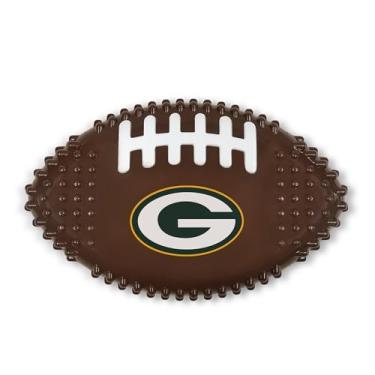 Imagem de NFL Green Bay Packers Mega-mastigar Nylon Duro Sabor Bacon Osso de Cachorro Brinquedo de Mastigar Cachorro Interativo Saboroso Divertido Brinquedo de Mastigar Indestrutível Forte Durável Brinquedos