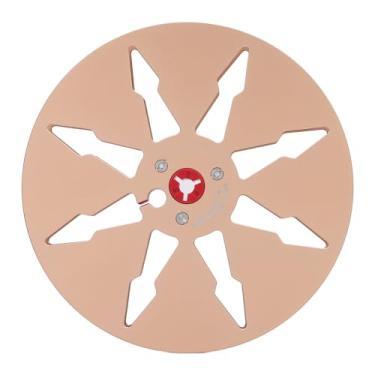 Imagem de Carretel de Metal de Alumínio Nab de 1/4 de 7 Polegadas, Carretel de Coleta Vazio de 8 Furos para Carretel Pequeno Hub, Carretel de Captação de áudio de Carretel Aberto Universal