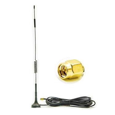 Imagem de POBADY 4G LTE Antena Adaptador SMA Plug 7 dBi Antena Externa 4G Cabo RG174 Base Magnética 3m Compatível com Roteador Antena 2G 3G 4G LTE Netgear Mobile Hotspot Aircards LTE Roteador