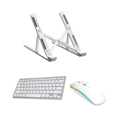 Imagem de BDNET, Teclado Bluetooth + Mouse + Suporte Para Notebook Dell