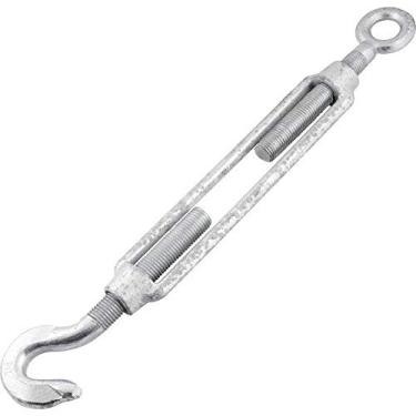 Imagem de Esticador para cabo de aço 7/8" gancho x olhal leve galvanizado - Nove54"