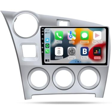 Imagem de Rádio automotivo para Toyota Matrix 2009-2014 Acessórios: 2 + 64 G 9 polegadas Android Car Stereo Upgrade com Carplay sem fio Android Auto/Navegação GPS/WiFi/Bluetooth/Mirror Link/Câmera de