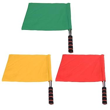 Imagem de Jogo Handflag Esponja Confortável Punho Bandeira de Ordem Esportiva para Árbitro de Competição