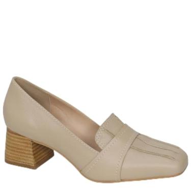 Imagem de Dina Mirtz, Scarpin Bico Quadrado Detalhe Costuras Dina Mirtz Tamanho:33;cor:Nude