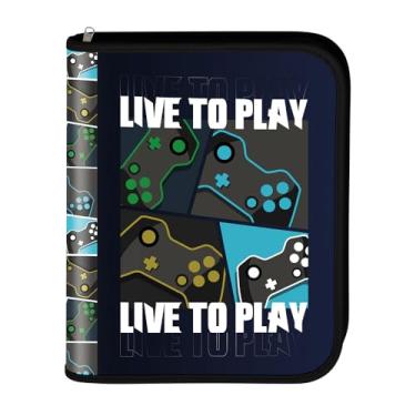 Imagem de DAC - Caderno Argolado Universitário PVC com 48 Folhas Fechamento em Zíper - Game