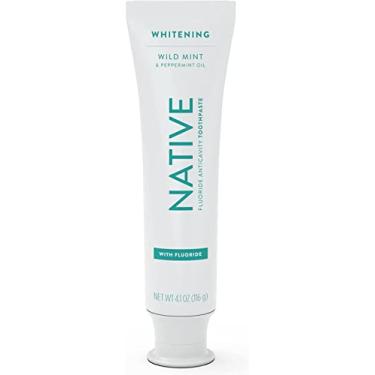 Imagem de Native Pasta de dente clareadora Wild Mint & Peppermint Oil Fluoreto, 116 g