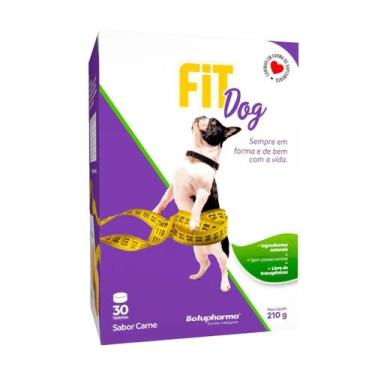 Imagem de Fit dog 210g com 30 tabletes sabor carne para cães - BOTUPHARMA