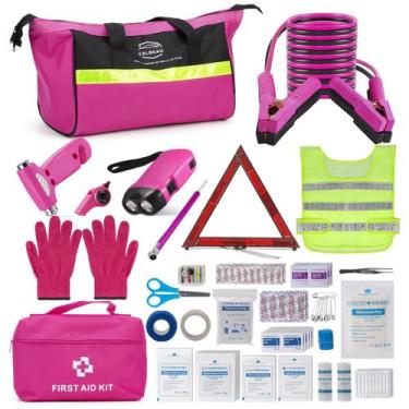 Imagem de Kit de Emergência CALBEAU Pink para Carro - 101 Acessórios para Mulher