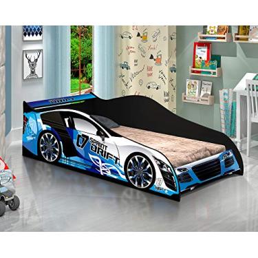 Imagem de Cama Carro Drift Infantil Azul - 1 Cama