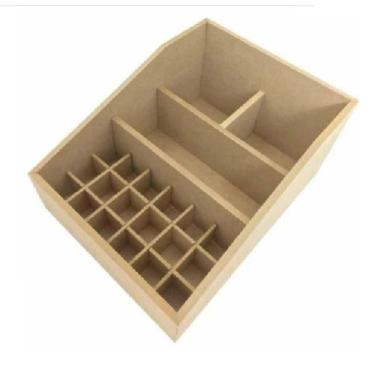 Imagem de Organizador de maquiagens make e pincéis - Kamora Artes