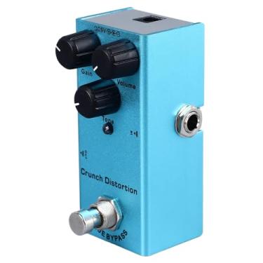 Imagem de Efeitos de Guitarra, Efeitos Versáteis Compactos de Pedal de Guitarra para Interpretação (Overdrive vintage (01)) (Ultimate Drive (02)) (Distorção crocante (03))