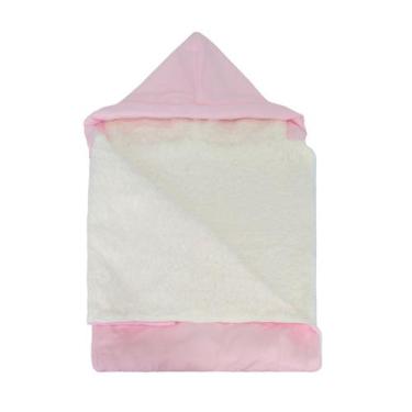 Imagem de Porta Bebê  Saco de Dormir  Porta com sherpa - Bebê & Enxoval, Rosa