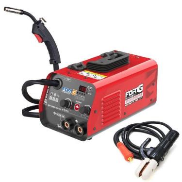 Imagem de Máquina de Solda Inversora 220V Multiprocesso Sinérgica MIG/MAG MMA TI