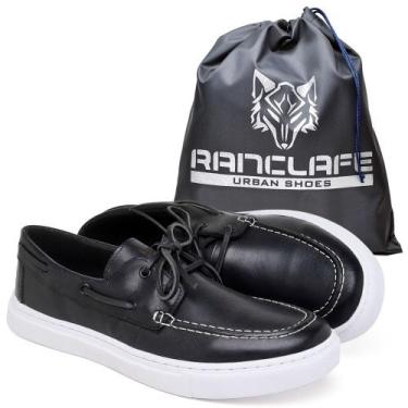 Imagem de Sapatênis Sider Mocassim Couro Láctego Ranclafe, Azul, Marinho, 39