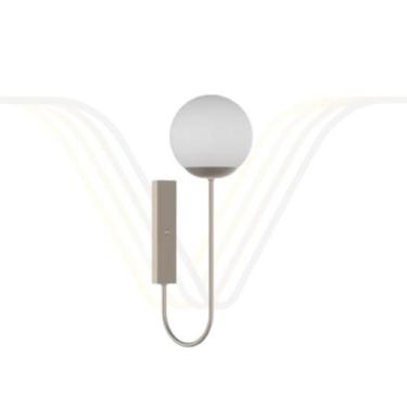 Imagem de Arandela Flye Globo de Vidro - Luzes do Vale, Champanhe