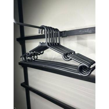 Imagem de Cabide adulto kit com 10 20 30 40 50 60 70 unidades reforçado para cal