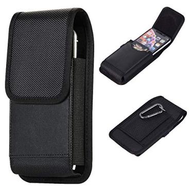 Imagem de Capa coldre de nylon premium para celular com suporte para cinto para Google Pixel 8, Pixel 7a, 7, Pixel 6a, 6, 5a, 4a 5G, iPhone 11 Pro Max, Galaxy S23 S22 Plus, A33 A53, OnePlus Nord N20, 9, 8