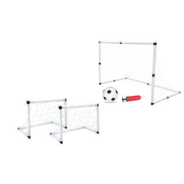 Imagem de Golzinhos De Futebol Para Jogar Em Casa Mais Bomba E Bola