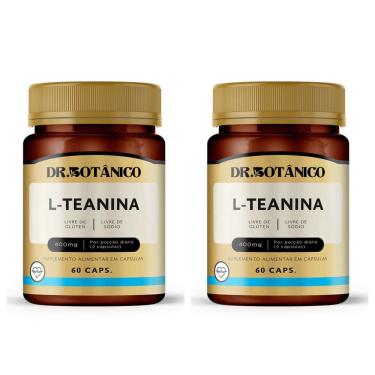 Imagem de Kit 2 Un - Aminoacido L Teanina 400Mg 60 Caps Dr Botanico