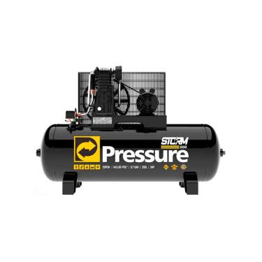 Imagem de Compressor de Ar Storm 600 Trifásico 20 Pés 200 Litros 220/380V Pressure