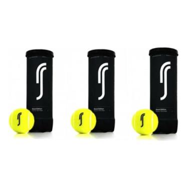 Imagem de Bola de Tênis Robin Soderling Black Edition Pack Com 03 Tubos Com 03 Bolas