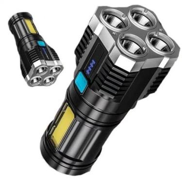 Imagem de Lanterna Tatica Recarregavel Mais Forte Do Mundo Sitio Led - oem