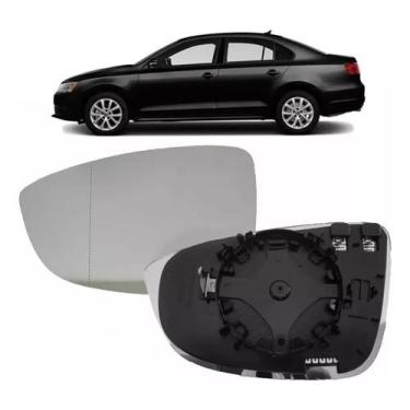 Imagem de Lente Retrovisor Jetta 2011 2012 2013 2014 2015 2016 esquerdo - CM IMP