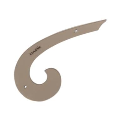 Imagem de UGPLM Régua clara de 12 polegadas Rouped Medida Curva Régua de Padrão para Guias de Redução Medida de Costura