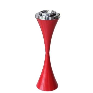 Imagem de Cinzeiro Casa elegante ao ar livre sentado escritório bar modelo sala banheiro cinzeiro de metal Cinzeiro de Mesa(Red)