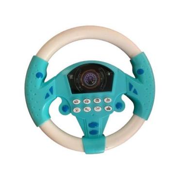 Imagem de Volante De Brinquedo Interativo Com Som/Simulação/Carro AZUL - Toys