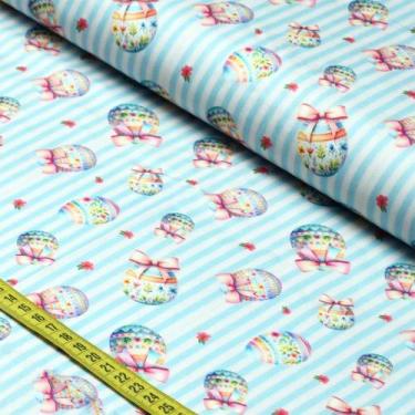Imagem de Tecido Estampado Para Patchwork - Páscoa : Páscoa 61 (0,50x1,50) - Fab