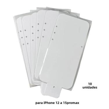 Imagem de 10 Adesivos Protetores de Tela para iPhone - Película Frontal Remodela