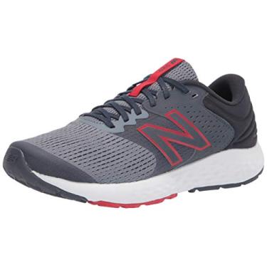 Imagem de New Balance Tênis de corrida masculino 520 V7, Cinza/vermelho, 8