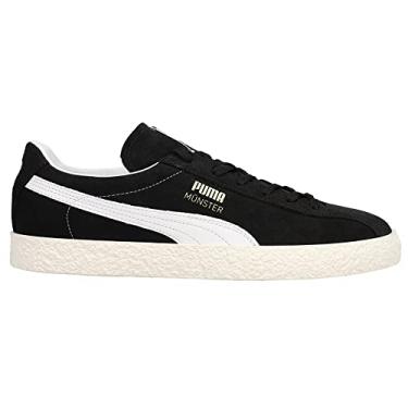 Imagem de PUMA Tênis masculino casual clássico com cadarço Muenster - Preto, Preto, 41