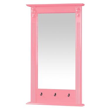 Imagem de Moldura Antique Com Espelho Rosa Algodão