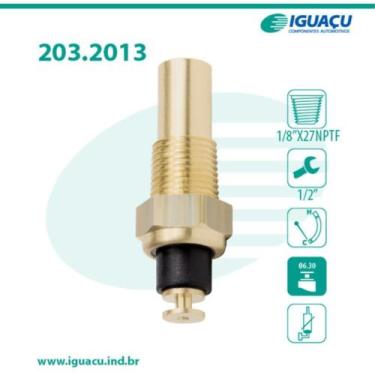 Imagem de Sensor de temperatura de água Chevrolet Marajó 1982 a 1989 - IGUAÇU