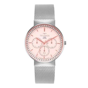 Imagem de Relógio Technos Feminino Slim Prata - 6p29alv-1j 6p29alv-1j
