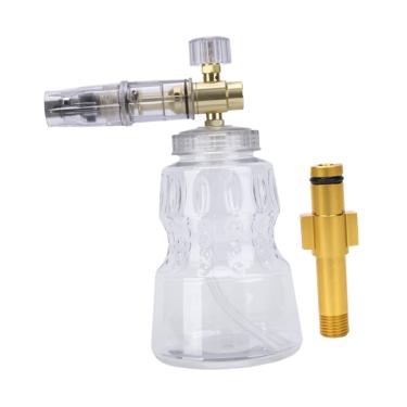 Imagem de WeiLaiKeQi Pulverizador de espuma de pressão Pulverizador de água Lavadora de pressão ajustável Garrafa de espuma de grande capacidade para limpeza doméstica, C Adpater