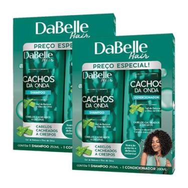 Imagem de Kit 2 un Shampoo 250ml + Condicionador 200ml Cachos Da Onda - Dabelle