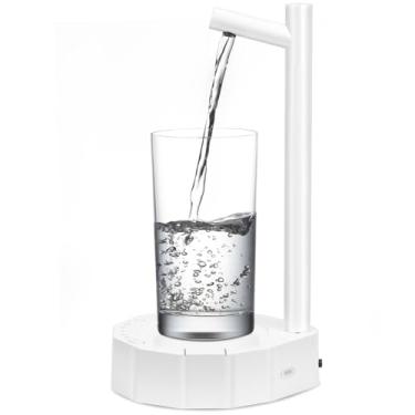 Imagem de Molufeibe Dispensador De Garrafas Água Mesa Para 5 Galões, Inteligente Mesa, Cabeceira, Elétrico Uso Doméstico E Comercial (Branco)