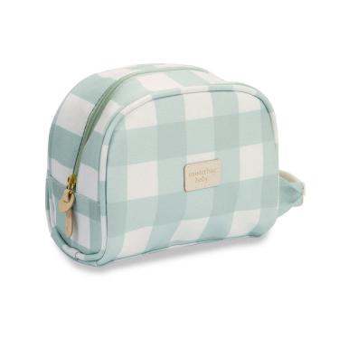 Imagem de Necessaire Baby Bear Xadrez Menta - Masterbag
